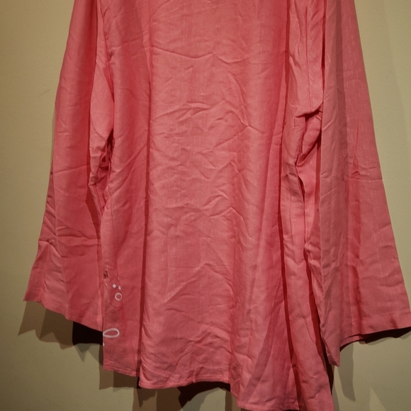 Misslook Womens  2XL Pink Long Sleeve Blouse - Picture 6 of 8
